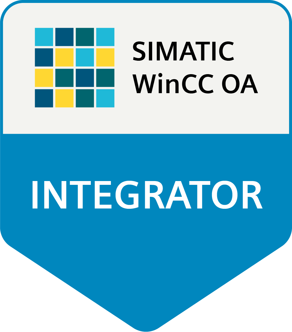 SIMATIC WinCC OA Integrator, badge ufficiale Siemens